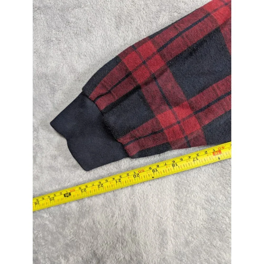 Polo Ralph Lauren Polo Shirt Mens Large Red Plaid Preppy Academia Vintage Casual